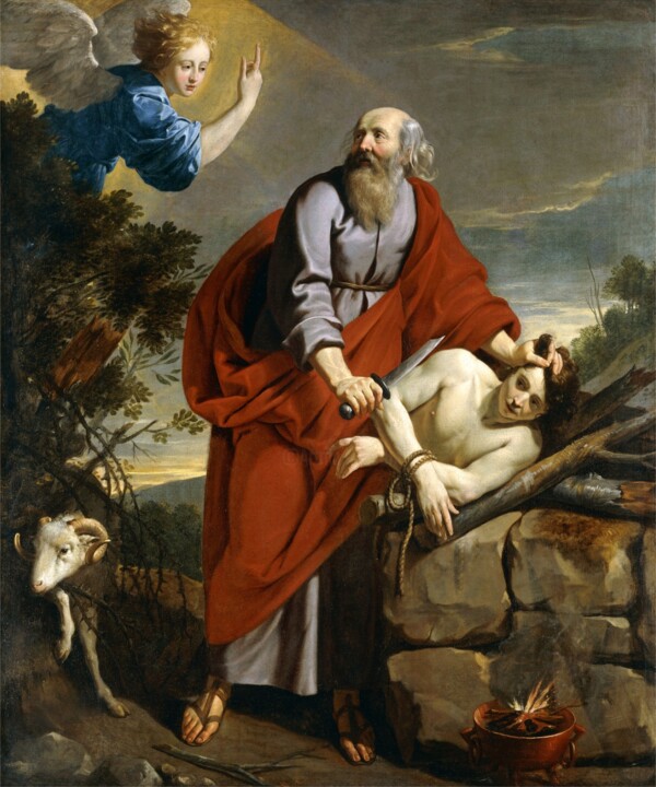 Le sacrifice d'Isaac 绘画, 70.8x58.9 in