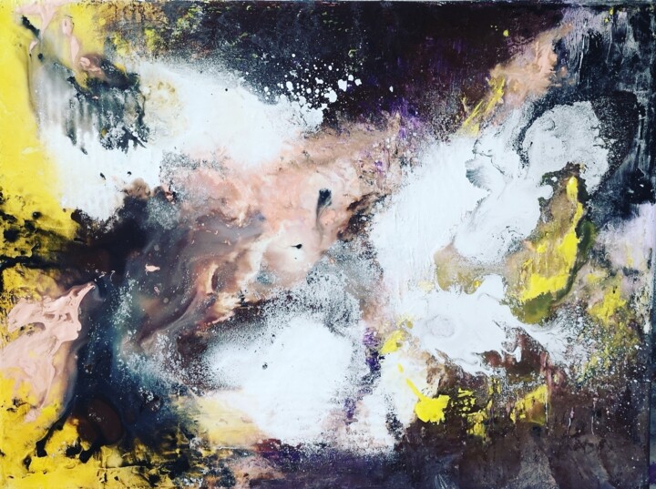 Malerei mit dem Titel "Awakening" von Natalia Dejung, Original-Kunstwerk, Acryl