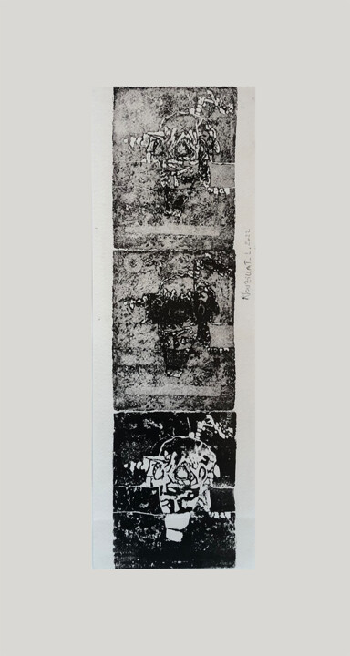en têtes 2 印花与版画, 16.9x9.5 in