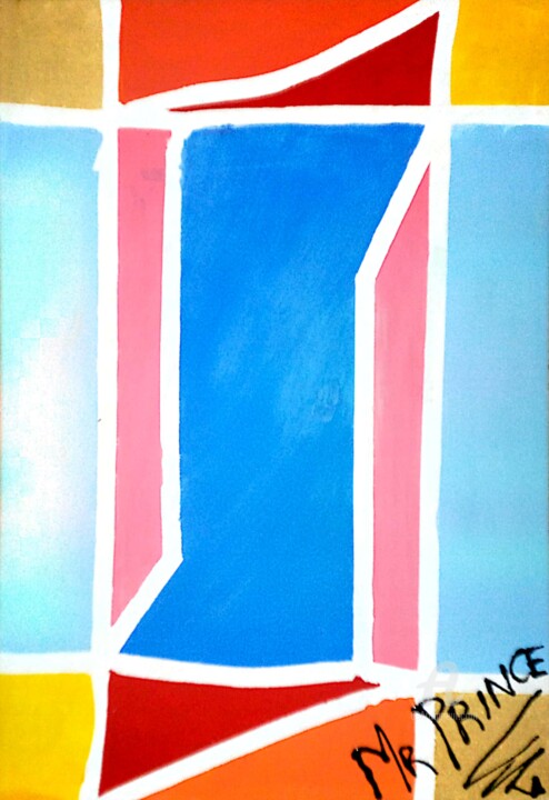 제목이 "ART136"인 미술작품 Sewa Situ Prince-Agbodjan로, 원작, 아크릴