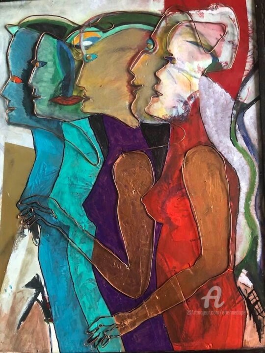 visages entremêlés