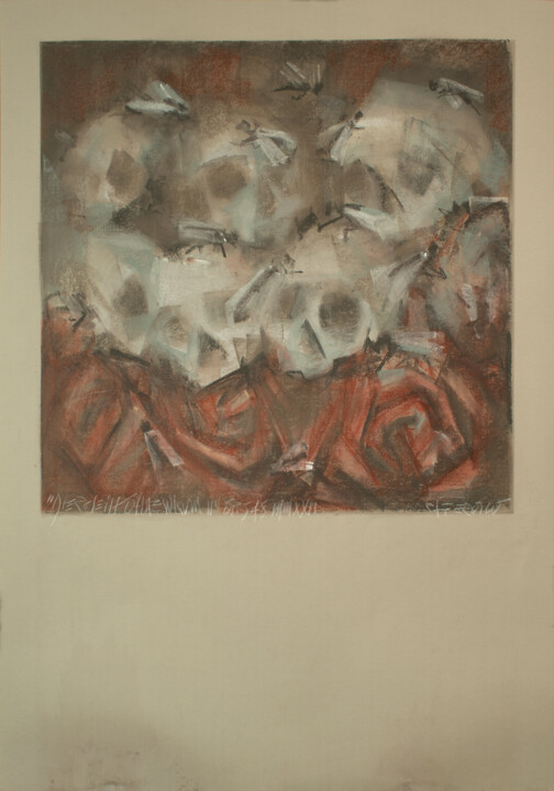"Die Rose Ist Ohne Warum II" Op.548 MMXXII 图画, 39.4x27.6 in