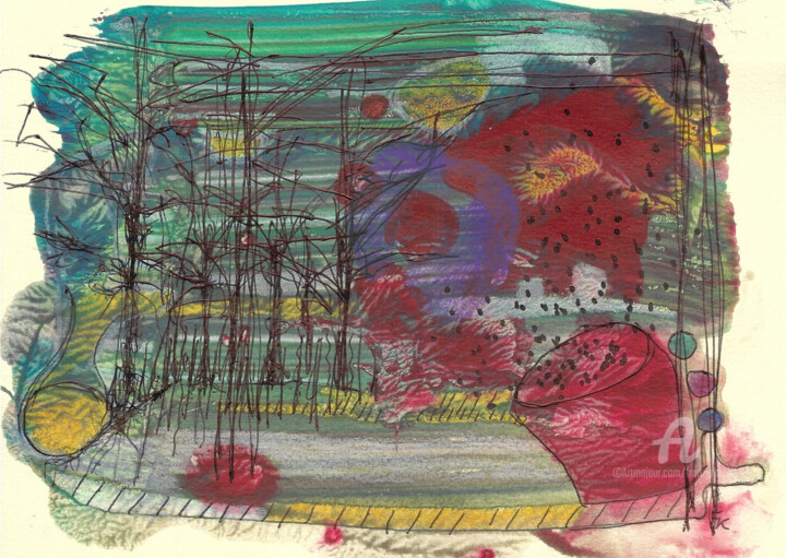 Miniatur 5 绘画, 5.8x8.3 in