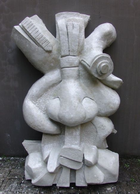 Sculptuur getiteld "时间的脸" door Lin Chu, Origineel Kunstwerk, Anders