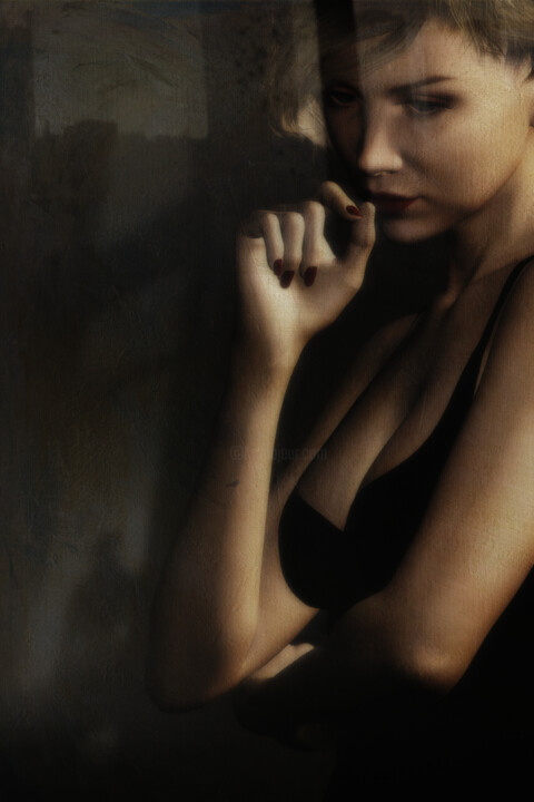 Schilderij getiteld "Watching your lover…" door Jan Keteleer, Origineel Kunstwerk, 2D Digital Work
