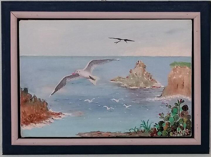 Œuvre présentée encadrée