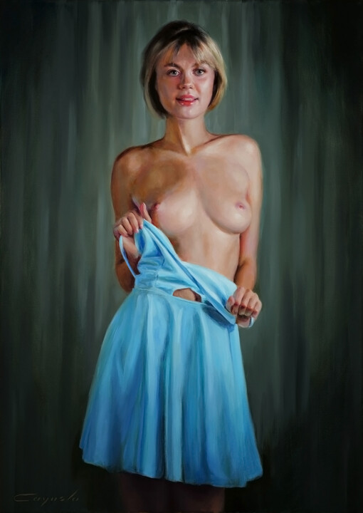 COQUETTE 绘画, 25.6x18.1 in