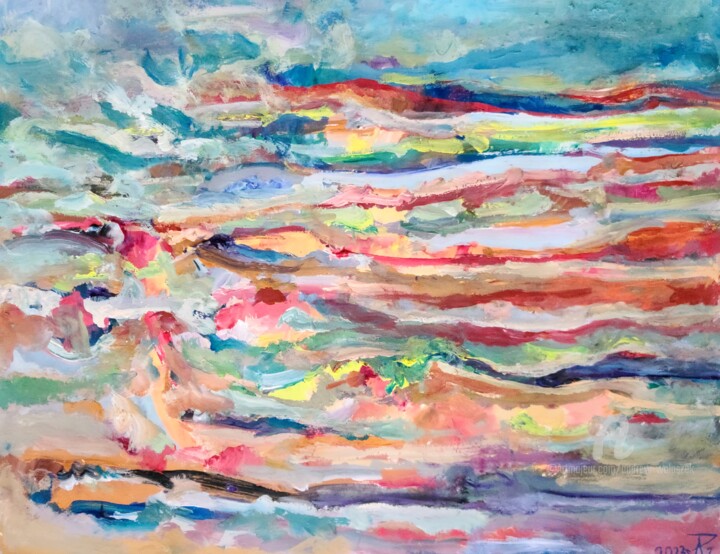 Painting titled "Choctaw Nation (9,2…" by Andrew Walaszek, Original Artwork, Gouache Mounted on Cardboard
