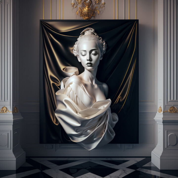 Digital Arts titled "Mariam Webb" by China Alicia Rivera, Original Artwork, AI generated image