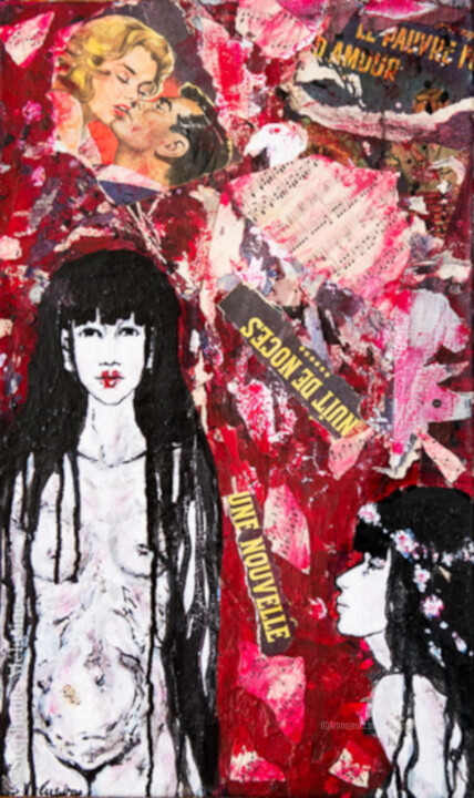 Nuit de noce 绘画, 31.5x19.7 in