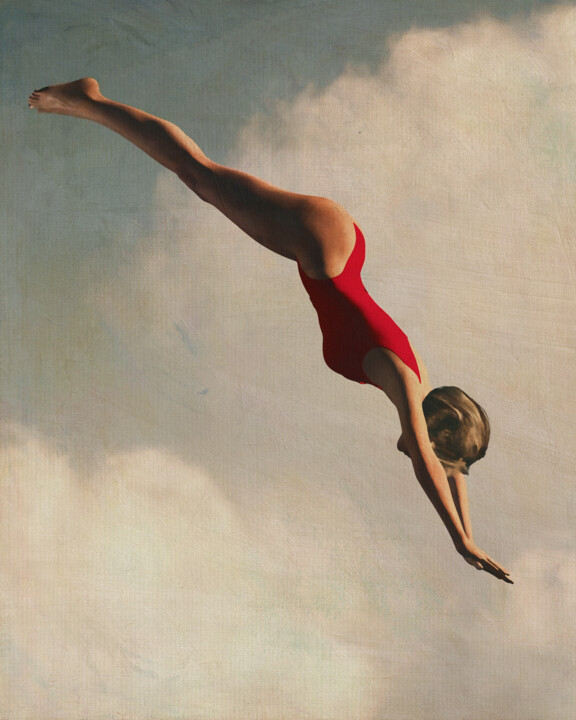 Digital Arts titled "Retro Style Paintin…" by Jan Keteleer, Original Artwork, 2D Digital Work