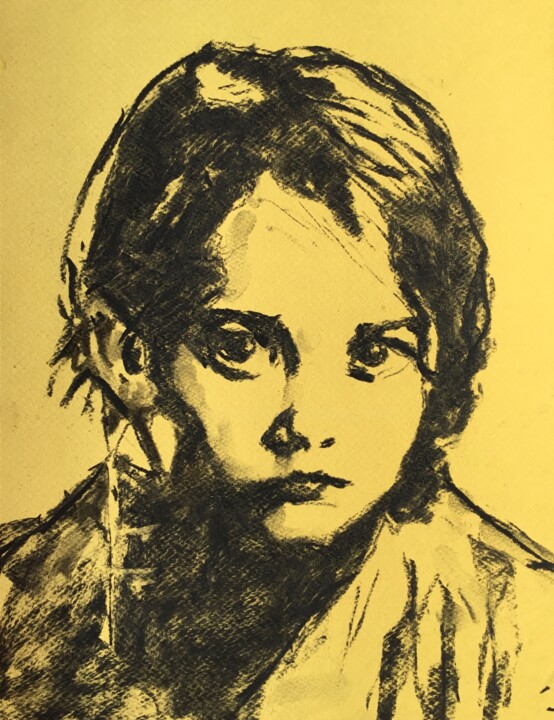 Young Dark #2 图画, 12.6x9.5 in