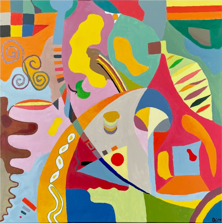 Some food 绘画, 27.6x27.6 in