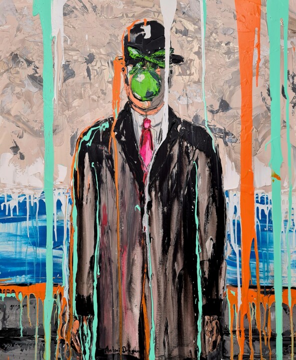 The Son of Man 60 years after 绘画, 47.2x39.4 in