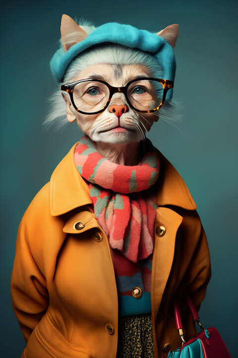 Kitty, the Cat 数字艺术
