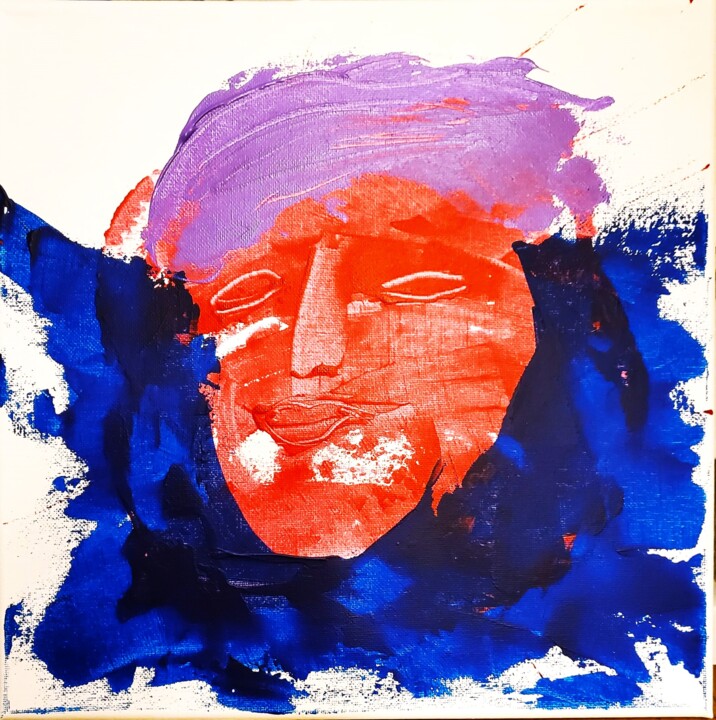 American Demogarchy 绘画, 12x12 in