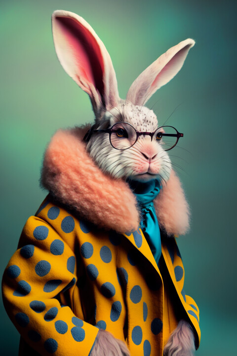 Albert, the rabbit 数字艺术
