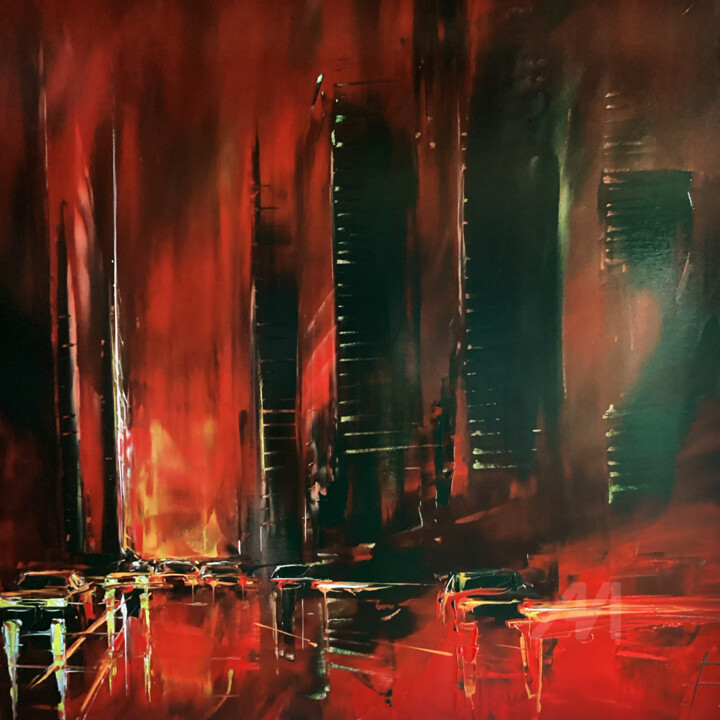 Détonateur 绘画, 31.5x31.5 in