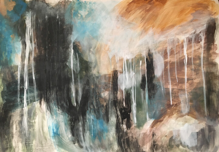 「Wandering-original…」というタイトルの絵画 Angelica Fomによって, オリジナルのアートワーク, アクリル