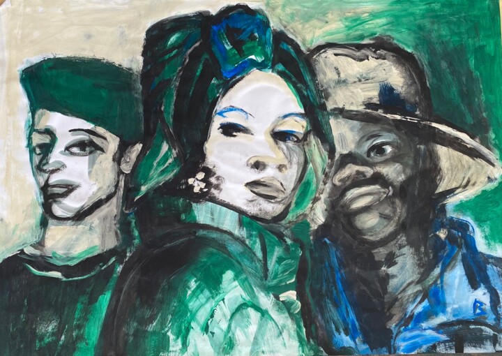 Wir machen Musik 绘画, 23.6x33.9 in