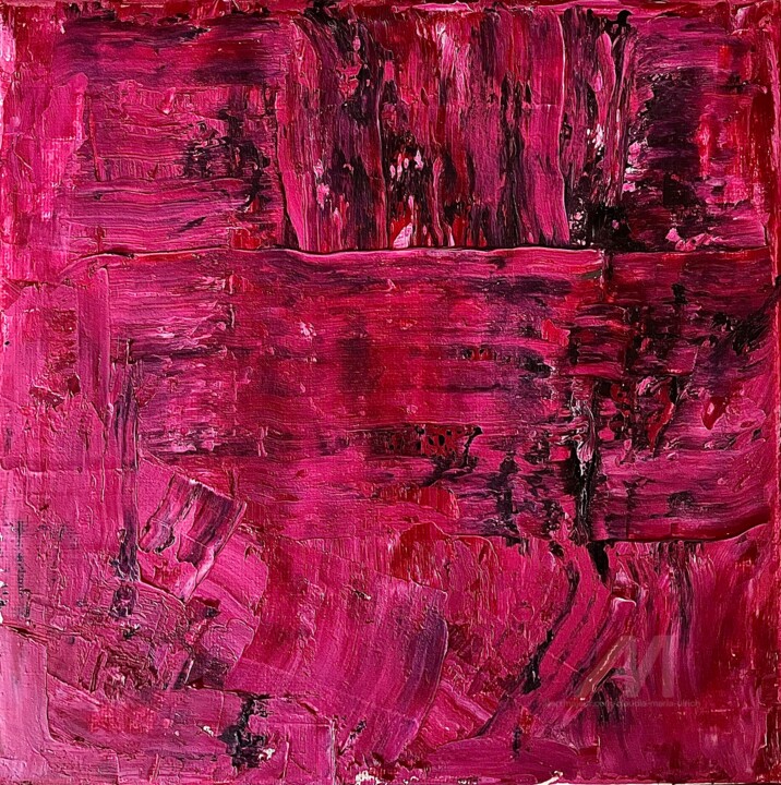 Pink 2 绘画, 7.9x7.9 in