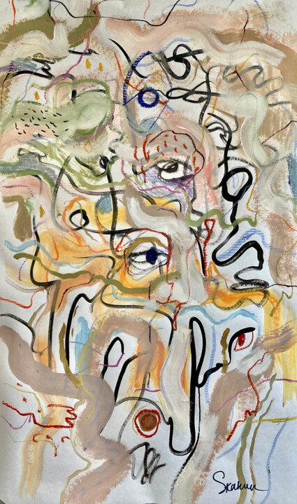 绘画,  49.2x29.5 in 