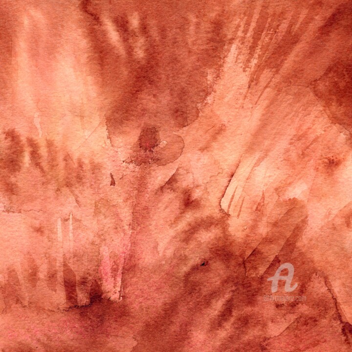 Painting titled "Artifact Image LVII…" by Alex Henk, Original Artwork, Ink