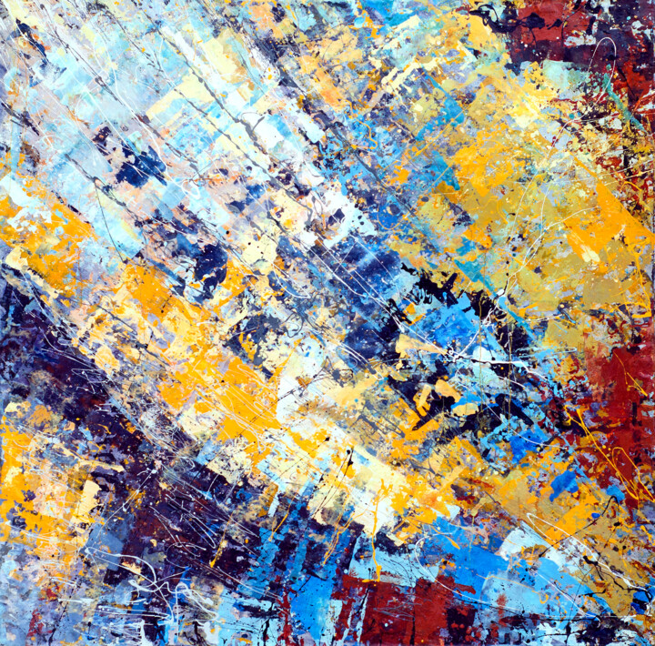 Shine 绘画, 76.8x76.8 in
