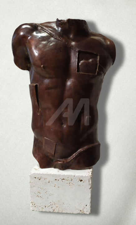 PERSEUS - by Igor Mitoraj 雕塑, 22.8x10.2 in