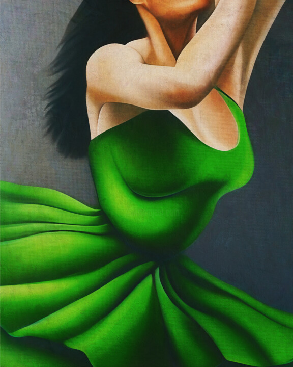 The joy of dancing 绘画, 24.6x19.7 in