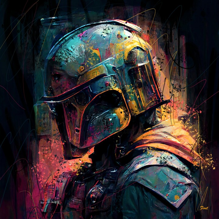 Mando V2 数字艺术, 23.6x23.6 in