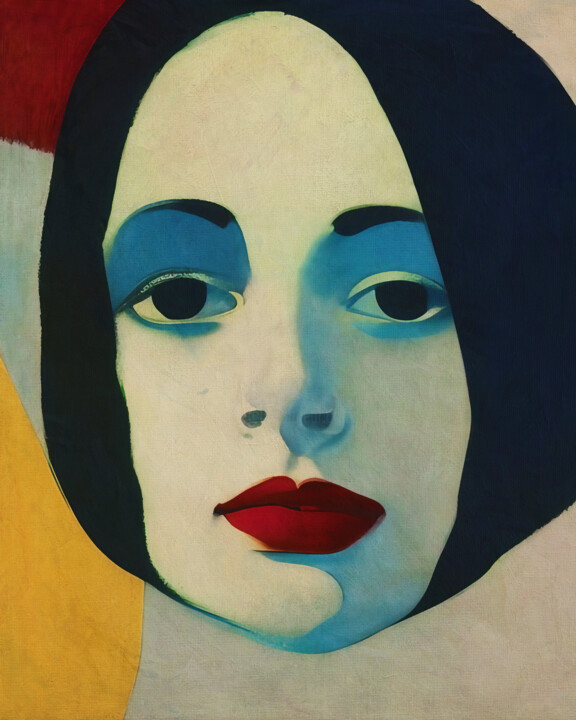 Digital Arts titled "Impression of a wom…" by Jan Keteleer, Original Artwork, 2D Digital Work