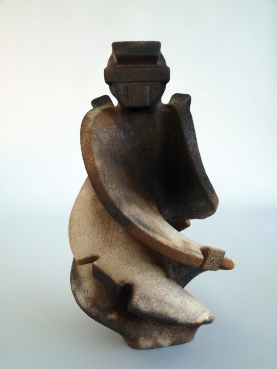 雕塑,  17.3x9.8 in 