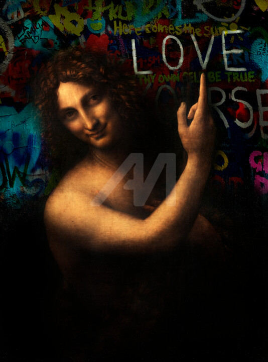 数字艺术 标题为“LOVE” 由Michel Battaglia, 原创艺术品, 操纵摄影