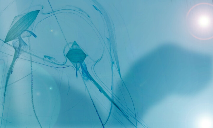 Arte digital titulada "Underwater Living C…" por Eugen Matzota (Mandello), Obra de arte original, Trabajo Digital 2D