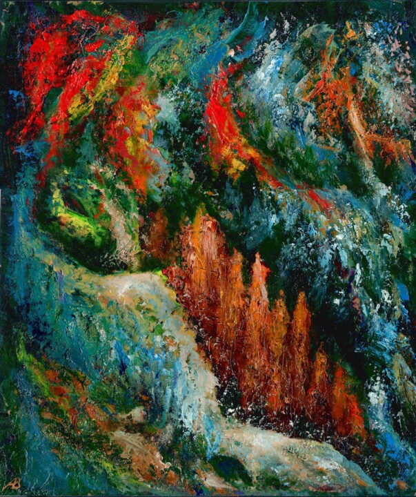 绘画,  13.4x11.4 in 
