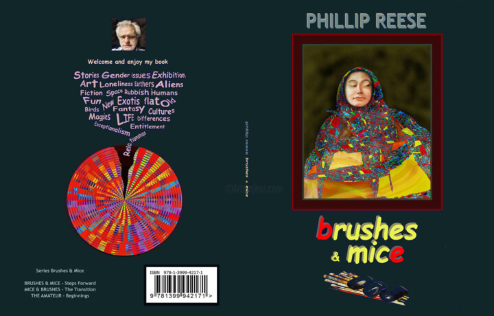 Digital Arts titled "BRUSHES & MICE" by Phillip Reese, Original Artwork, Digital Painting