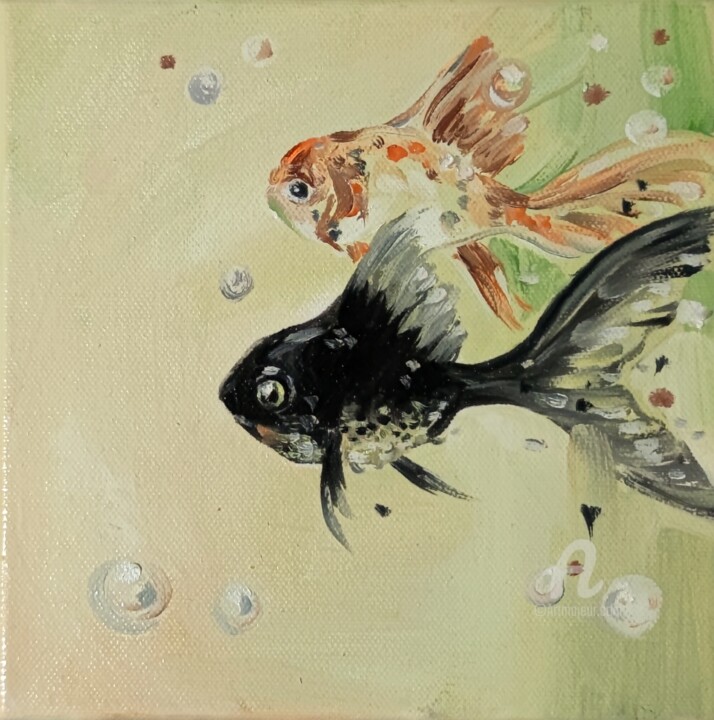 绘画,  7.9x7.9 in 