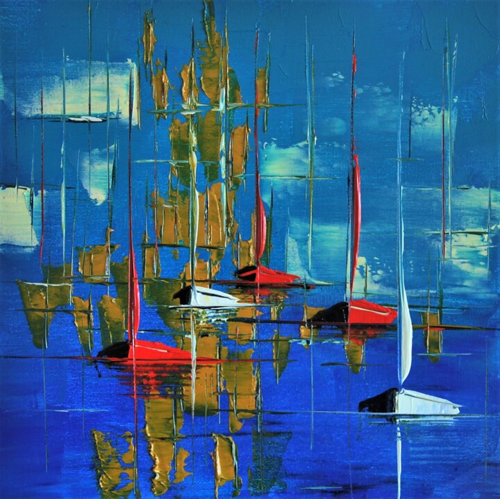 Voiliers n°2302 绘画, 11.4x11.4 in