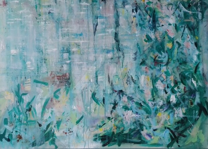 Celtic Meadow II 绘画, 31.5x39.4 in