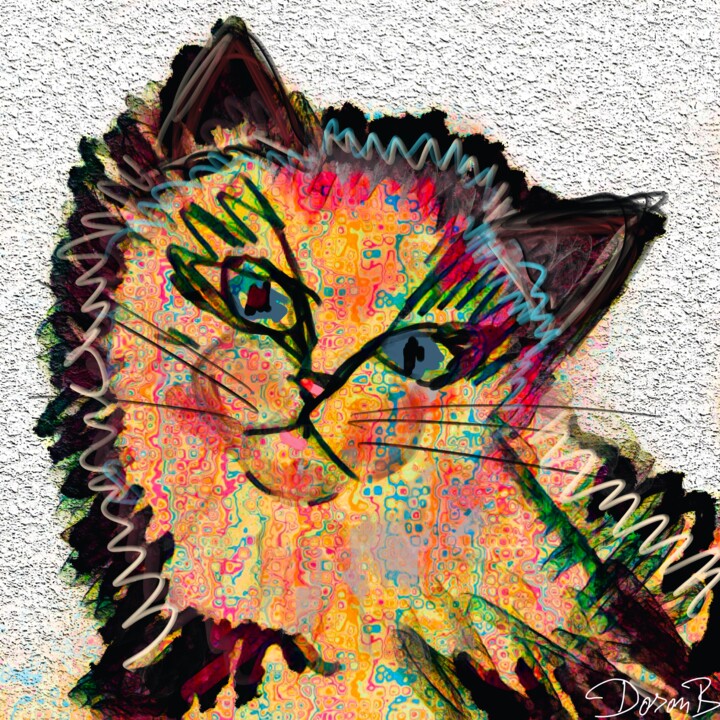 Leily la chatte 数字艺术