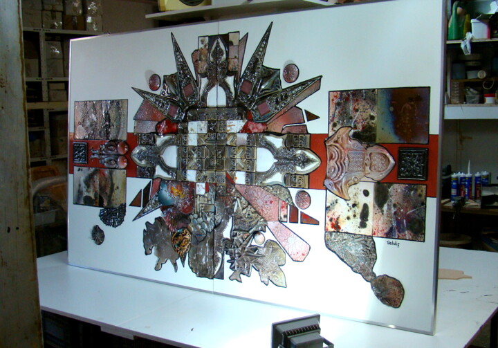 ARABIC STAR 雕塑, 47.2x70.9 in