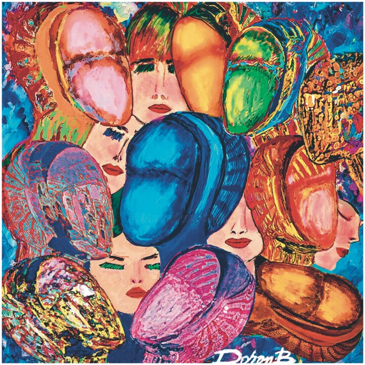 Digital Arts titled "CACHE CACHE" by Doron B, Original Artwork, Digital Painting