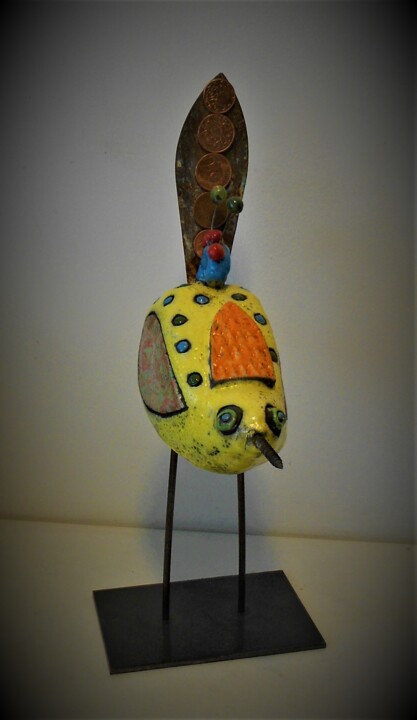 l'oiseau d'abondance 雕塑, 11.8x7.1 in