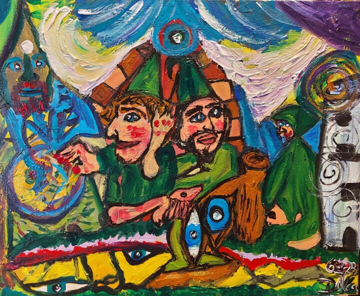 绘画,  19.7x24 in 