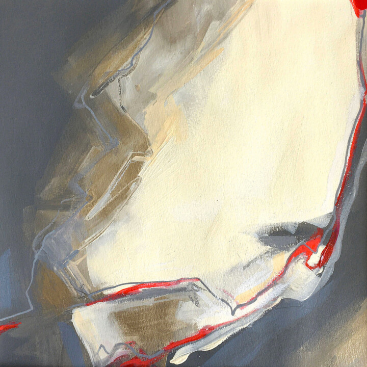 Drawing titled "WAITING FOR THE HOL…" by Laura Treimane Saulaja, Original Artwork, Acrylic