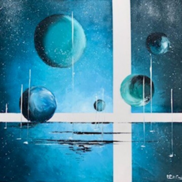 绘画,  19.7x19.7 in 