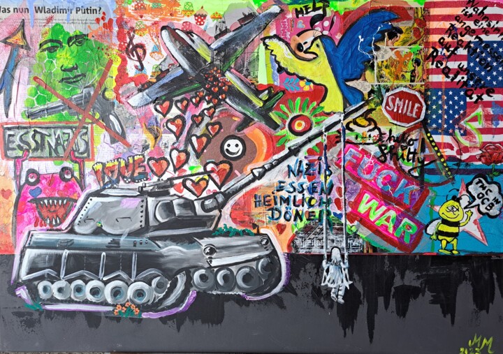 Pintura intitulada "Hope" por Martina Marten, Obras de arte originais, Acrílico