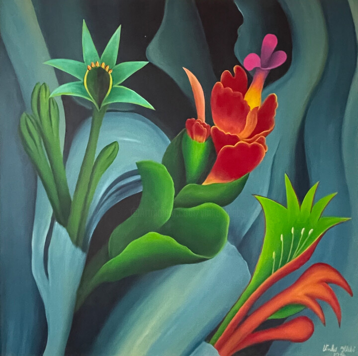 绘画,  38.6x38.6 in 