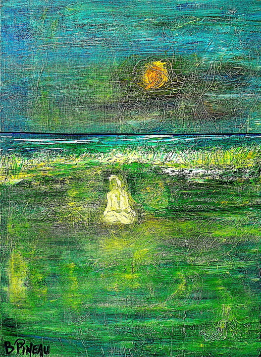 H103P20 Ailleurs 绘画, 28.7x21.3 in